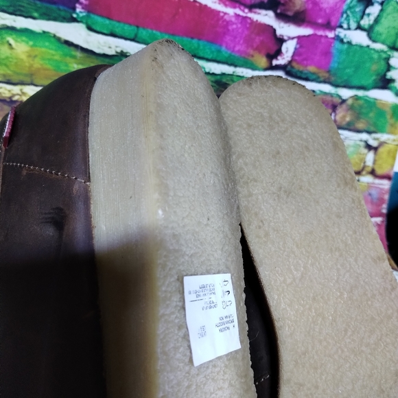 Clarks Collection Padmora Brown Leather Wallabees Shoes Women's 9 US 40 EU - Picture 13 of 14
